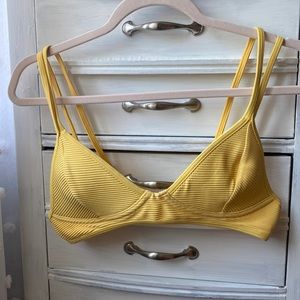 Yellow pacsun bikini top